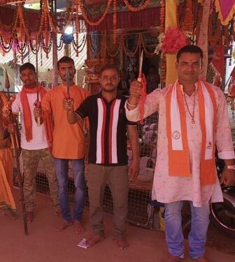 ରାଷ୍ଟ୍ରୀୟ ବଜରଙ୍ଗ ଦଳ ପକ୍ଷରୁ ଶସ୍ତ୍ର ପୂଜନ କାର୍ଯ୍ୟକ୍ରମ