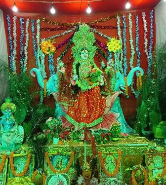 ମହେନ୍ଦ୍ରଗଡ ଗ୍ରାମରେ ଗଜଲକ୍ଷ୍ମୀ ପୂଜା ପାଳନ