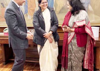 ୟୁକେସ୍ଥିତ ଭାରତୀୟ ହାଇ-କମିଶନରଙ୍କୁ ସାକ୍ଷାତ କଲେ ଉପମୁଖ୍ୟମନ୍ତ୍ରୀ – ଓଡ଼ିଶାର ପର୍ଯ୍ୟଟନକୁ ବିଶ୍ୱବ୍ୟାପୀ କରିବା ଦିଗରେ ଆଲୋଚନା