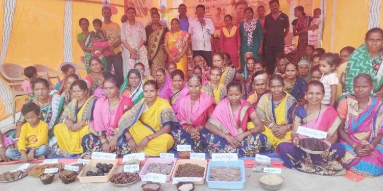 ସ୍ୱୟଂ ସହାୟକ ଗୋଷ୍ଠି ମାନଙ୍କ ଦ୍ୱାରା ସୁଗଡବାଡିରେ ପୁଷ୍ଟି ଖାଦ୍ୟ ମେଳା