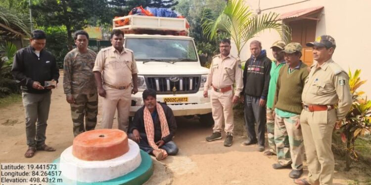 ଲକ୍ଷାଧିକ ଟଙ୍କାର କାଠ ଜବତ ଦୁଇ ଫେରାର ଜଣେ ଗିରଫ