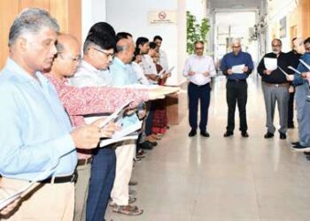 ରାଷ୍ଟ୍ରୀୟ ଏକତା ଦିବସ ଶପଥ ପାଠ କରାଇଲେ – ମୁଖ୍ୟ ଶାସନ ସଚିବ