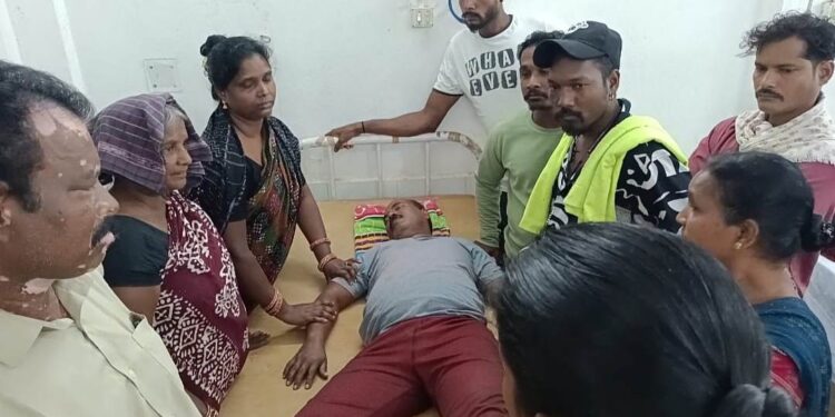 ଟିପର ଧକ୍କାରେ ବାଇକ୍ ଆରୋହୀ ଆହାତ