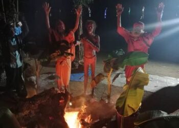 ପବିତ୍ର ପଣ୍ଡୁ ପୂର୍ଣ୍ଣିମା ଉପଲକ୍ଷେ ମହିମା ଧୁନୀ ପ୍ରଜ୍ବଳନ