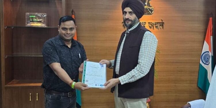 खोरधारोड मंडल के नौ रेलवे स्टेशनों को ऊर्जा प्रबंधन प्रणाली मानक प्रमाणपत्र जारी किया गया