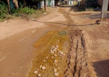 ଖଙ୍ଗୁରିଆ- ଇଛାପୁରୁ ଗ୍ରାମ୍ୟ ରାସ୍ତା ପାଲଟିଛି ମରଣଯନ୍ତା