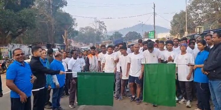 ୧୫ ତମ ଜାତୀୟ ମତଦାତା ଦିବସ ଅବସରରେ ମିନି ମାରାଥନ୍ ଦୌଡ଼ କୁଦ ପ୍ରତିଯୋଗିତା