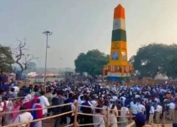 Huge crowd of followers, dignitaries present at Koregaon Bhima on the occasion of 207th Valor Day