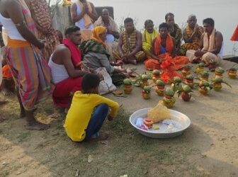 କୂଅମଡା ଗ୍ରାମର ମା’ଧମକେଇ ପୀଠରେ ଅଷ୍ଟପ୍ରହର ନାମଯଜ୍ଞ  
