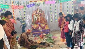 ରଣପୁର ଅଂଚଳରେ ମହା ଆଡମ୍ବରରେ ପାଳିତ ହୋଇ ଯାଇଛି ମା ବାକ ଦେବୀ ସରସ୍ବତୀ ପୂଜା