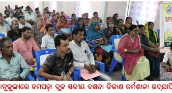 ରାଜ୍ୟ ଯୋଜନା ଆନୁକୁଲ୍ୟରେ ଡମପଡ଼ା ବ୍ଲକ ସ୍ତରୀୟ ଦକ୍ଷତା ବିକାଶ କର୍ମଶାଳା ଉଦ୍‌ଯାପିତ
