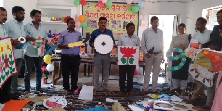 କ୍ଲଷ୍ଟର ସ୍ତରୀୟ ଶିକ୍ଷଣ ସାମଗ୍ରୀ ପ୍ରସ୍ତୁତି କର୍ମଶାଳା ଆୟୋଜିତ