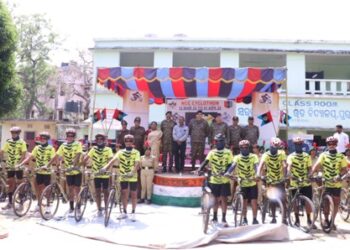 ଏନସିସି ଦ୍ଵାରା ସଚେତନତା ସାଇକଲ ଶୋଭାଯାତ୍ରା