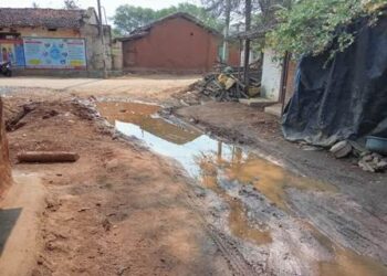 ବିଛୁବାହାଲି ଗୌନ୍ତିଆ ପଡ଼ା ଯିବା ରାସ୍ତା ର ଦୃଶ୍ୟ : ଦୁର୍ଘଟଣା ହେବାର ସମ୍ଭାବନା