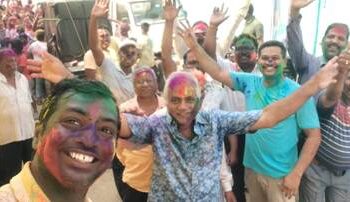 ବାଲୁଗାଁ ସ୍ଵର୍ଣ୍ଣ ବିହାର ର ନିଆରା ହୋଲି