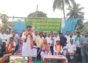 ପ୍ରବାଦ ପୁରୁଷ ବିଜୁ ବାବୁ ଙ୍କ ପ୍ରତିମୂର୍ତ୍ତି ଭାଙ୍ଗିବା ଉଦ୍ୟେଶ ରେ ବିଜେଡ଼ି ର ପ୍ରତିବାଦ ସଭା