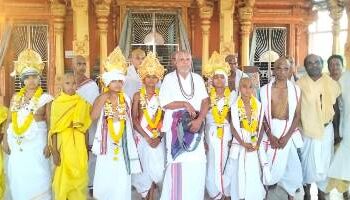 ପୁରୀ ବାଲାଜୀ ମନ୍ଦିରରେ ମାଗଣା ବ୍ରତୋପନୟନ : ତିନି ରାଜ୍ୟର 24 ଜଣ ହେଲେ ବ୍ରହ୍ମଚାରୀ