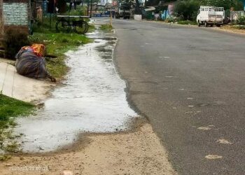 ରମ୍ପାସାହିରେ ପାଇପ ଅଛି,ପାଣି ଆସୁନି, ମୁଖ୍ୟ ରାସ୍ତାରେ ଭାସୁଛି ପାଣି