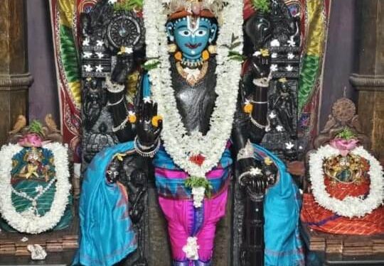 ପିତାମ୍ବର ବେଶରେ ଦର୍ଶନ ଦେଲେ ଅଲାରନାଥ