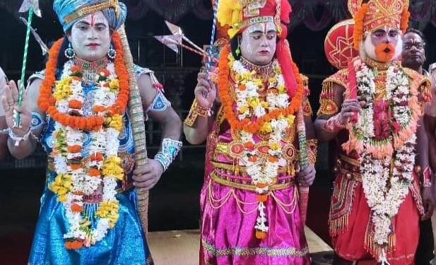 ଲକ୍ଷେଶ୍ଵର ପୀଠରେ ଚନ୍ଦନ ରାମଲୀଳା ସମିତି ପକ୍ଷରୁ ଶ୍ରୀରାମ ବନବାସ ଲୀଳା ପରିବେଷଣ