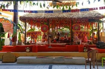 ପ୍ରଭୁ ରାଧା କୃଷ୍ଣଙ୍କ ପ୍ରତିମୂର୍ତି ସ୍ଥାପନ ଯଜ୍ଞ କର୍ମ ଶୁକ୍ରବାର ଆରମ୍ଭ ହୋଇଯାଇଛି