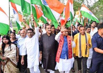 ଭୁବନେଶ୍ୱର ଉପକଣ୍ଠ ଲିଙ୍ଗିପୁର ପଞ୍ଚାୟତରେ ଆୟୋଜିତ ତ୍ରିରଙ୍ଗା ଯାତ୍ରାରେ ସାମିଲ ହେଲେ – ମୁଖ୍ୟମନ୍ତ୍ରୀ