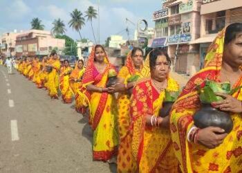 କାଶ୍ଯପଗୋତ୍ରୀ ତନ୍ତୀକୂଳ ନଶହଘର ସମିତି ପକ୍ଷରୁ କଳସଯାତ୍ରା ଓ ମନ୍ଦିର ପ୍ରତିଷ୍ଠା