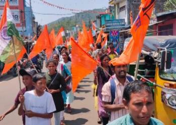 ପାକିସ୍ତାନ ଆତଙ୍କବାଦୀଙ୍କ ବିରୁଦ୍ଧରେ ହିନ୍ଦୁ ଆକ୍ରୋଶ ବିକ୍ଷୋଭ ପ୍ରଦର୍ଶନ