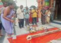 ପବିତ୍ର ଅକ୍ଷୟ ତୃତୀୟା ଅବସରରେ ରଥ କାଠ ପୂଜା