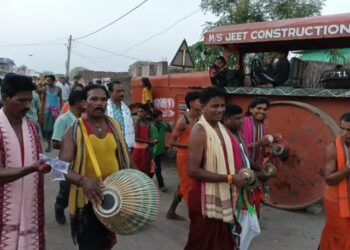 ପଲସାପଡ଼ା ଗ୍ରାମରେ ଷୋହଳ ପ୍ରହର ନାମଯଜ୍ଞ