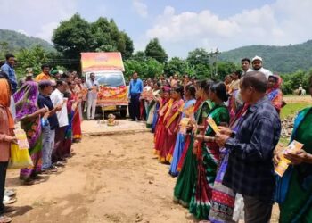 ଟାଙ୍ଗିଲି ପଞ୍ଚାୟତରେ ବିକାଶ ରଥକୁ ଉଜାପିତ – ଜନଜାତୀୟ ଗ୍ରାମ ଉକର୍ଷ ଅଭିଯାନ କାର୍ଯ୍ୟକ୍ରମ