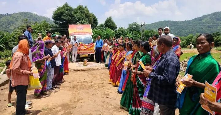 ଟାଙ୍ଗିଲି ପଞ୍ଚାୟତରେ ବିକାଶ ରଥକୁ ଉଜାପିତ – ଜନଜାତୀୟ ଗ୍ରାମ ଉକର୍ଷ ଅଭିଯାନ କାର୍ଯ୍ୟକ୍ରମ