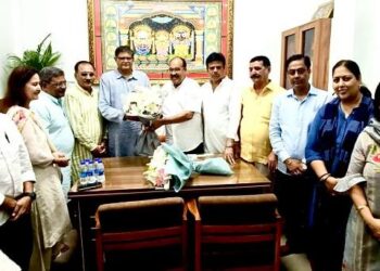 ହାଉଜଖାସ ଜଗନ୍ନାଥ ମନ୍ଦିର ରେ ବୈଜୟନ୍ତଙ୍କୁ ସମ୍ବର୍ଦ୍ଧନା