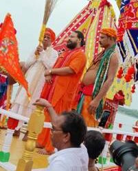 ଶ୍ରୀ ଜଗନ୍ନାଥଙ୍କ ଗୁପ୍ତ ରହଣୀ ସ୍ଥଳ ଚିଲିକା ମଧ୍ୟସ୍ଥ କାଙ୍କଣକୁଦ ରେ ପ୍ରଭୁଙ୍କର ନବଦିନ ଘୋଷଯାତ୍ରା ଆଜି ପବିତ୍ର ଶ୍ରୀଗୁଣ୍ଡିଚା ଉତ୍ସବ ମଧ୍ୟରେ ଆରମ୍ଭ ହୋଇଛି