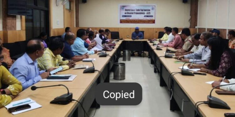 ଗଜପତି ଜିଲ୍ଲା ସ୍ତରୀୟ ବିପର୍ଯ୍ୟୟ ପରିଚାଳନା ଅଭ୍ୟାସ ପ୍ରସ୍ତୁତିର କାର୍ଯ୍ୟକ୍ରମ , ବନ୍ୟା ଓ ବାତ୍ୟା ଆଶ୍ରୟ ସ୍ଥଳୀର ସାମୁହିକ ଟେବୁଲ ଟପ ଏକ୍ସର ସାଇଜ ଅଭ୍ୟାସ