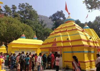 ହରିଶଙ୍କର ମନ୍ଦିର ରେ ଖରା ରେ ସିଝୁ ଛନ୍ତି ଭକ୍ତ : ପ୍ରଶାସନ ର ଧ୍ୟାନ ନାହିଁ