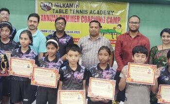 ଟେବୁଲ ଟେନିସ ଖେଳ ଉଦଯାପିତ