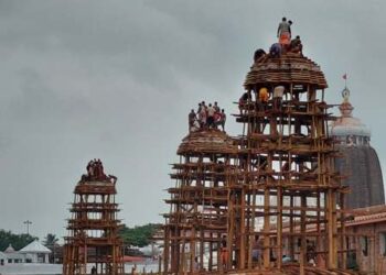 ତିନିରଥ ର ଖପୁରୀ ସମେତ ପାରା ଭାଡ଼ି କୁ ମିଶାଇ ପୋଟଳ ସେଟିଙ୍ଗ ଶେଷ