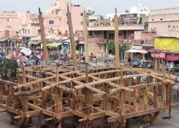 ତିନି ରଥର ପ୍ରଥମ ଭୂଇଁ ଫ୍ରେମ ପ୍ରସ୍ତୁତି ଶେଷ
