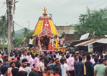 ରାଜସୁନାଖଳାରେ ପବିତ୍ର ଘୋଷଯାତ୍ରା ମହାସମାରୋହରେ ପାଳିତ