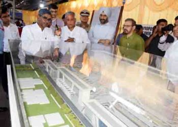 Minister of State for Railways & Jal Shakti Inspected the ongoing redevelopment works at Bhubaneswar railway station under ‘Amrit Bharat Station Scheme