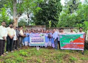ଛେଲାଗଡ ଉଚ୍ଚ ବିଦ୍ୟାଳୟ ଠାରେ ବନମହୋତ୍ସବ ପାଳିତ