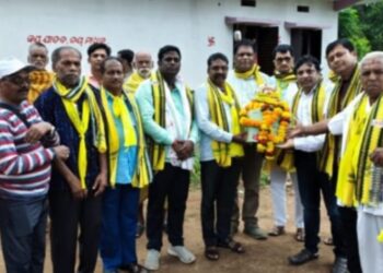 ଗଜପତି ଜିଲ୍ଳାର ରାମଗିରି ଠାରେ ରେଜାଙ୍ଗଲା ସହିଦ ମାଟି କଳସ କୁ ସ୍ବାଗତ ସମ୍ବର୍ଦ୍ଧନା