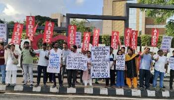 ରାଜ୍ୟରେ ପ୍ରତ୍ୟକ୍ଷ ଛାତ୍ରସଂସଦ ନିର୍ବାଚନ ତାରିଖ ତୁରନ୍ତ ଘୋଷଣା କରିବା ଦାବିରେ ଏଆଇଡିଏସଓ ପକ୍ଷରୁ ଛାତ୍ର ବିକ୍ଷୋଭ