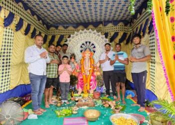 ବିରିଡି ଅଂଚଳର ପୁର ପଲ୍ଲୀ ରେ ଗଣେଷ ପୂଜା ସମାପନ