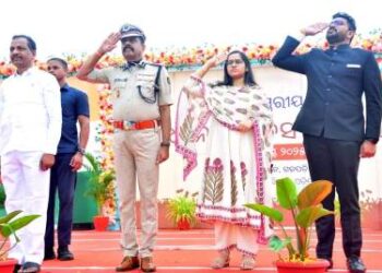 ପାରଳାଖେମୁଣ୍ଡି ସ୍ଥିତ ଗଜପତି ଷ୍ଟାଡିୟମ ଠାରେ ଜିଲ୍ଲାସ୍ତରୀୟ ୭୯ତମ ସ୍ୱାଧୀନତା ଦିବସ ମହା ସମାରହୋରେ ପାଳିତ