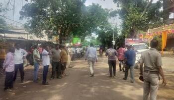 ନାଚୁଣୀ ବଜାର ପ୍ରଶସ୍ତିକରଣ ପାଇଁ ମାପଚୁପ ଆରମ୍ଭ