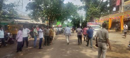 ନାଚୁଣୀ ବଜାର ପ୍ରଶସ୍ତିକରଣ ପାଇଁ ମାପଚୁପ ଆରମ୍ଭ