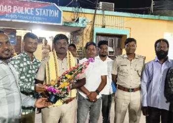 ପ୍ରକାଶ ସେନା ପକ୍ଷରୁ କଟକ ସଦର ଥାନା ଆଇଆଇସିଙ୍କୁ ସମ୍ବର୍ଦ୍ଧନା