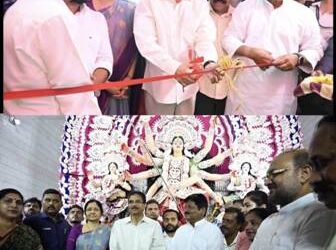 ଯୋବ୍ରା ଦୂର୍ଗାମନ୍ଦିର ପରିଚାଳନା କମିଟି ପକ୍ଷରୁ କରାଯାଇଥିବା ନୂତନ ଚାନ୍ଦିମେଢ ରାଜ୍ୟପାଳଙ୍କ ଦ୍ଵାରା ଉଦ୍ଘାଟିତ